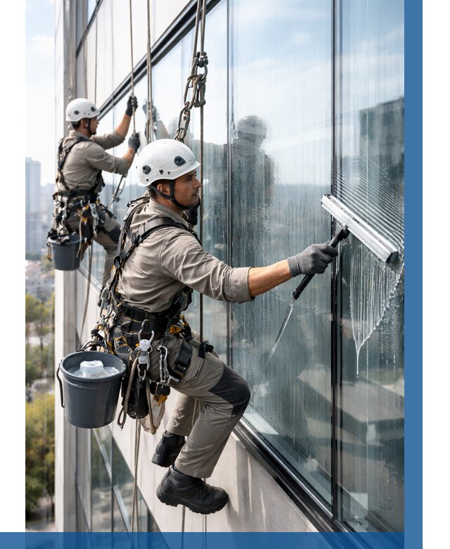 Мойка окон альпинистами в Кинешме от 4548 р. | ВЫСОТНИК-Кнш