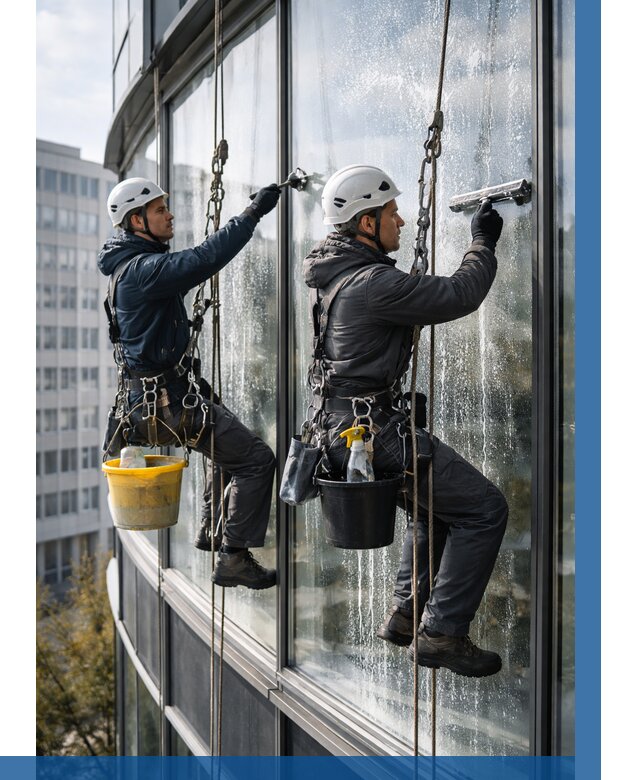 Мойка панорамных окон в Кинешме от 354 р. заказать у ВЫСОТНИК-Кнш