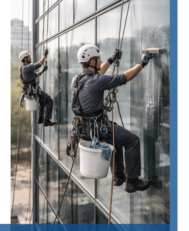 Мойка сплошного остекления в Кинешме, заказать от 303 р.| ВЫСОТНИК-Кнш