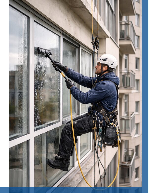 Мойка балконного остекления в Кинешме от 3537 р. | ВЫСОТНИК-Кнш