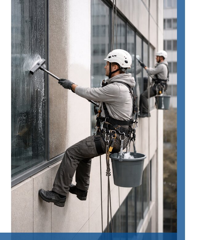 Мойка фасадов зданий в Кинешме под ключ от 354 р. | ВЫСОТНИК-Кнш