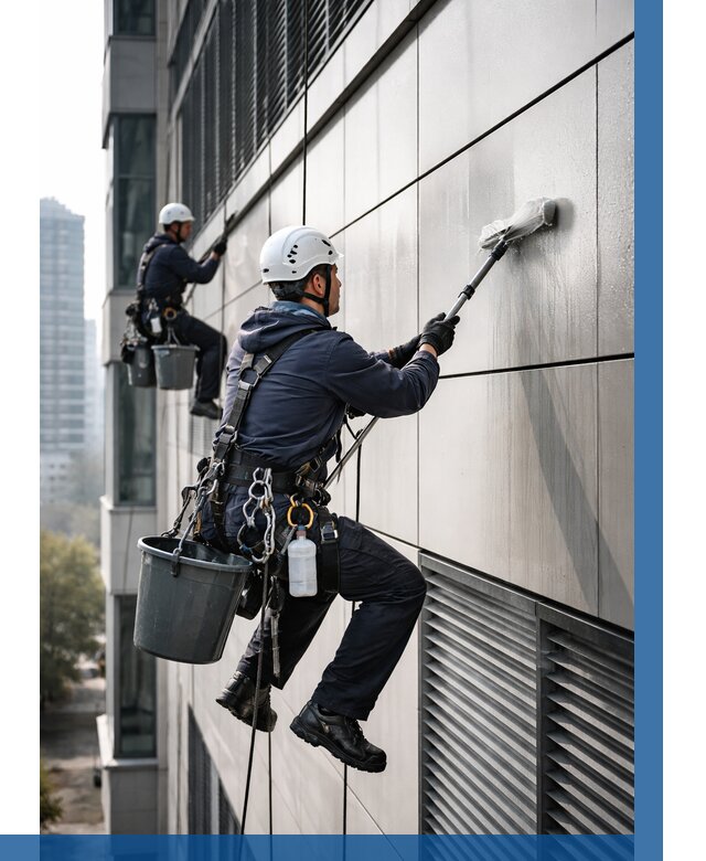 Мойка вентилируемого фасада в Кинешме от 253 р. | ВЫСОТНИК-Кнш