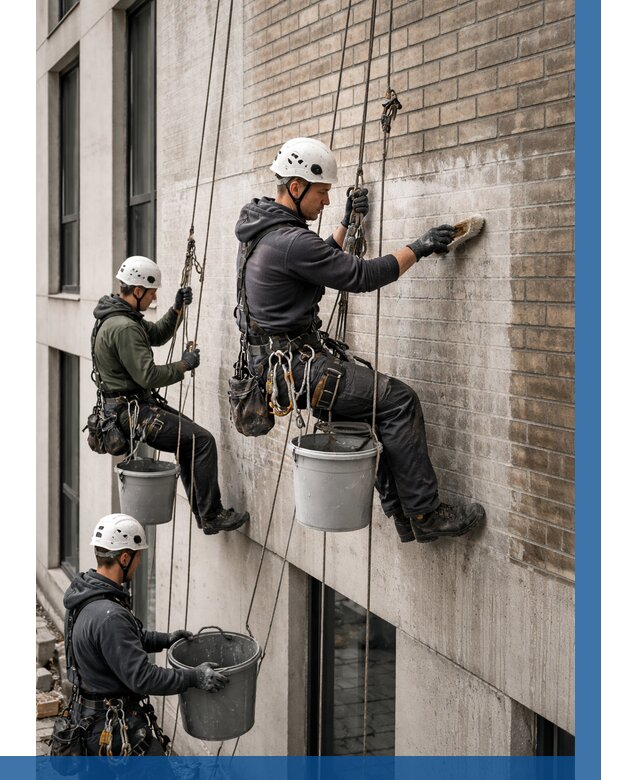 Удаление высолов с фасада в Кинешме от 253 р. | ВЫСОТНИК-Кнш