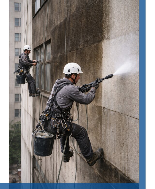 Очистка фасада от копоти в Кинешме от 253 р. | ВЫСОТНИК-Кнш