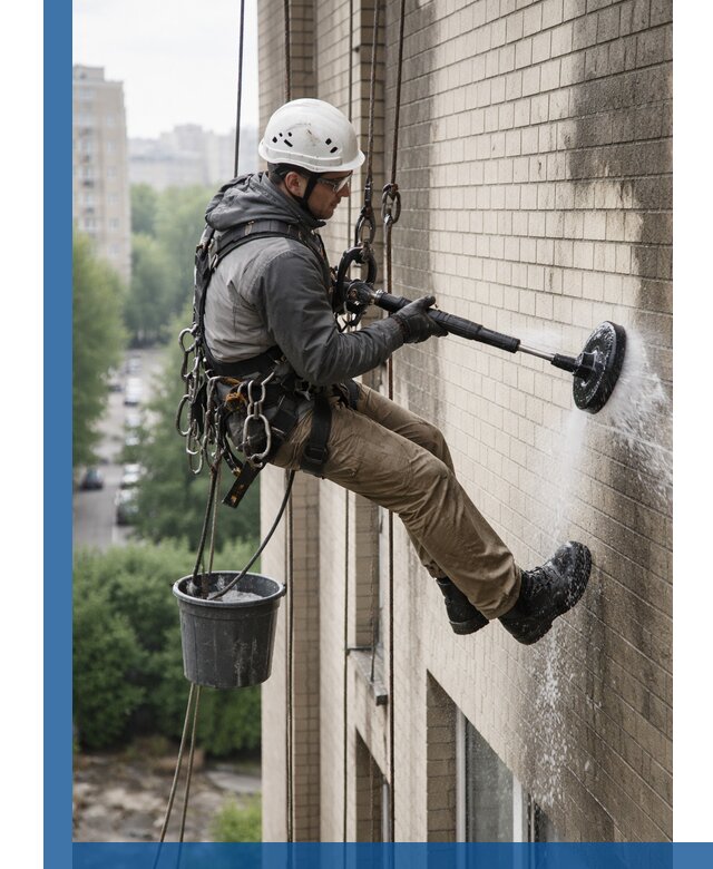 Очистка фасада от копоти в Кинешме профессионально и безопасно