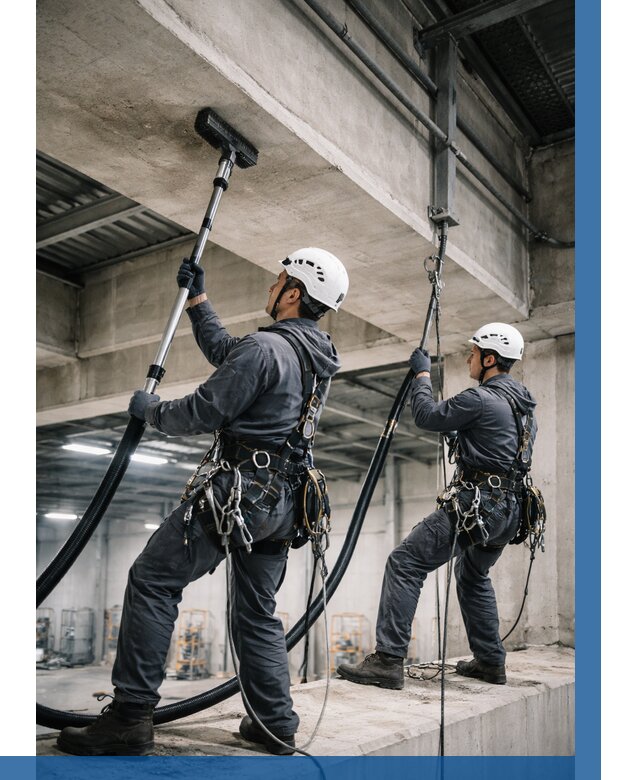 Обеспыливание потолочных конструкций в Кинешме от 253 р. |ВЫСОТНИК-Кнш