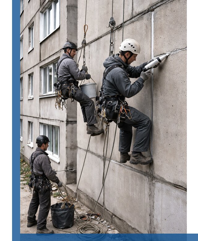 Герметизация межпанельных швов в Кинешме с гарантией герметичности