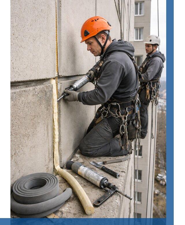 Теплый шов межпанельные швы в Кинешме от 707 р. | ВЫСОТНИК-Кнш