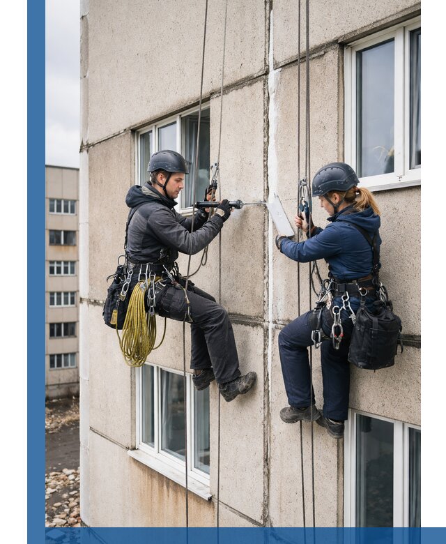 Герметизация межпанельных швов тёплым швом в Кинешме