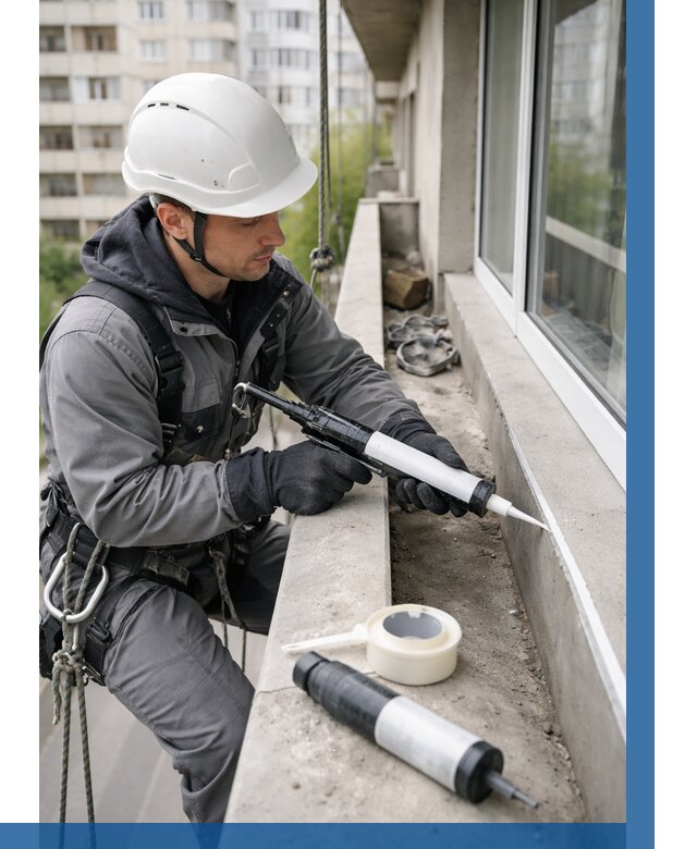 Герметизация швов лоджии в Кинешме от 4548 р. | ВЫСОТНИК-Кнш