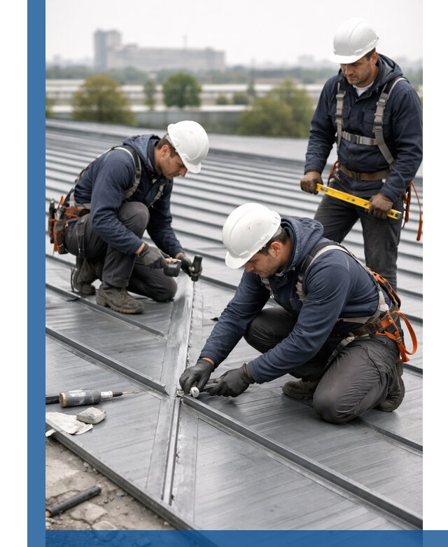 Ремонт фальцевой кровли в Кинешме срочно и качественно