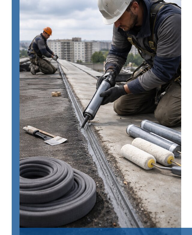 Герметизация швов кровли в Кинешме с гарантией герметичности