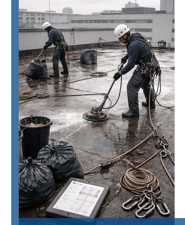 Плановая очистка кровли по графику в Кинешме для безопасности