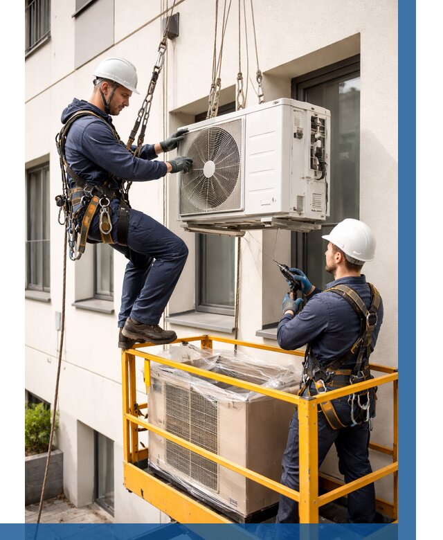 Демонтаж внешнего блока кондиционера в Кинешме от 3537 р. | ВЫСОТНИК-Кнш