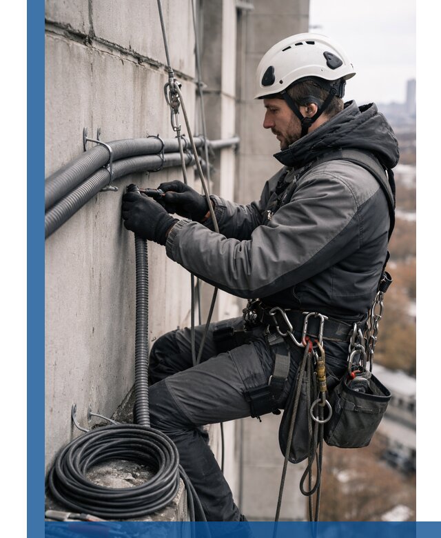 Профессиональный монтаж гофры для кабеля в Кинешме с гарантией