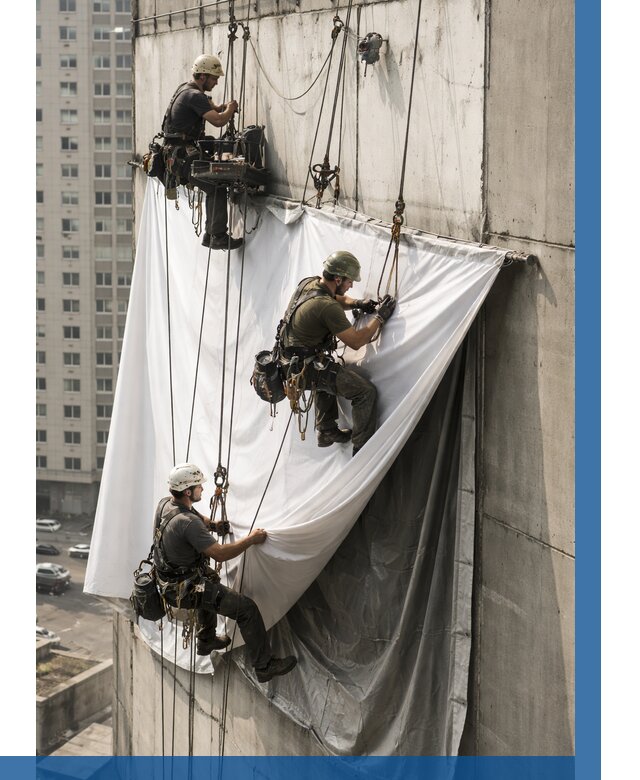 Замена баннерного полотна в Кинешме от 6570 р. | ВЫСОТНИК-Кнш—заказать