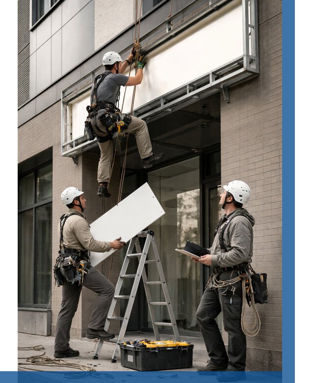 Монтаж светового короба в Кинешме от 6570 р. | ВЫСОТНИК-Кнш