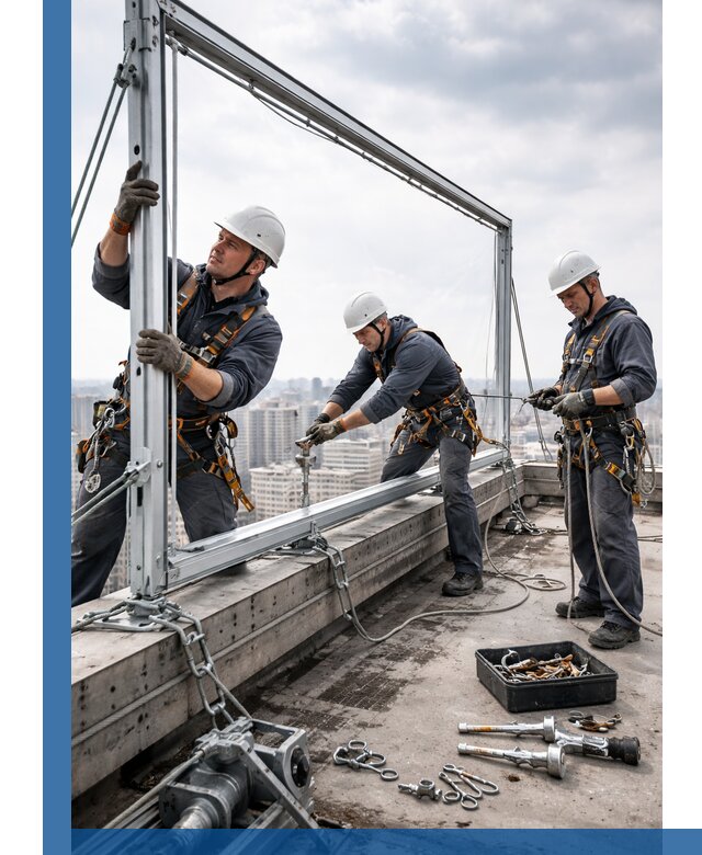 Монтаж крышных рекламных конструкций под ключ в Кинешме