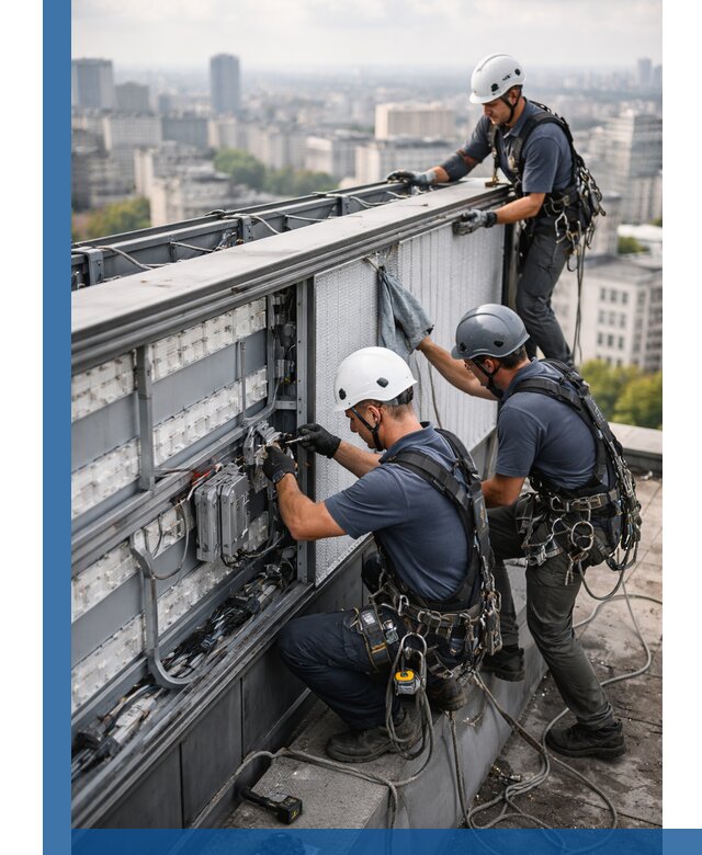 Профессиональное обслуживание крышной рекламы в Кинешме под ключ