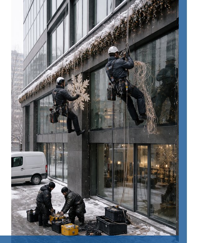 Демонтаж новогоднего оформления в Кинешме от 5559 р. | ВЫСОТНИК-Кнш