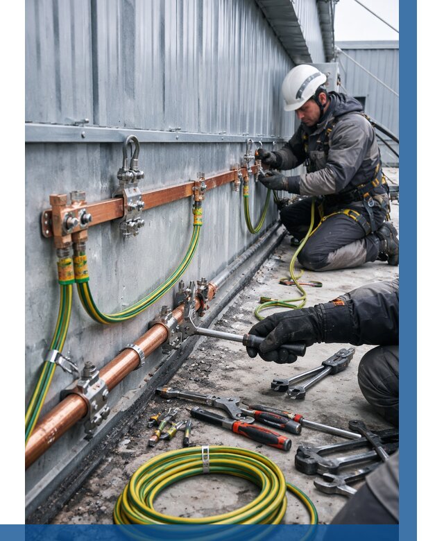 Монтаж заземления здания в Кинешме от 25268 р. | ВЫСОТНИК-Кнш