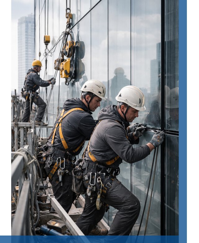 Структурное остекление фасадов в Кинешме от 9602 р. | ВЫСОТНИК-Кнш