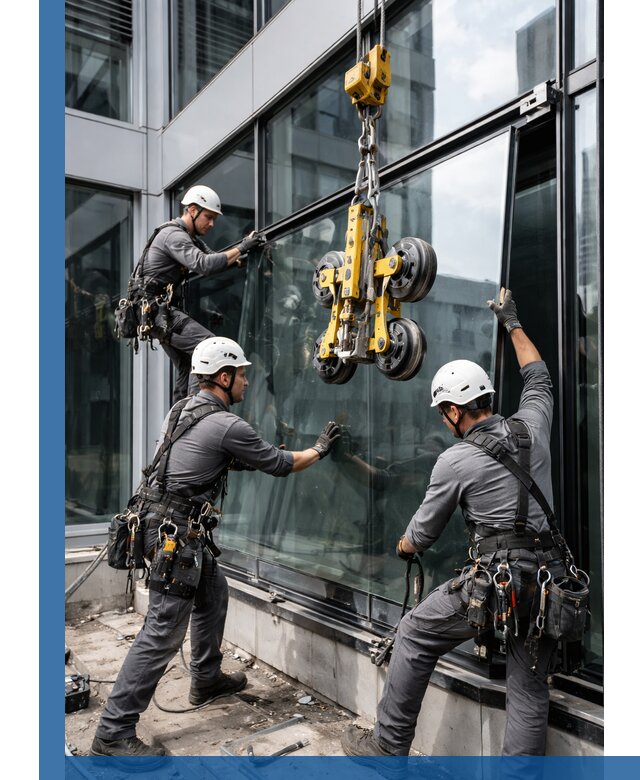 Структурное остекление фасадов в Кинешме монтаж и обслуживание