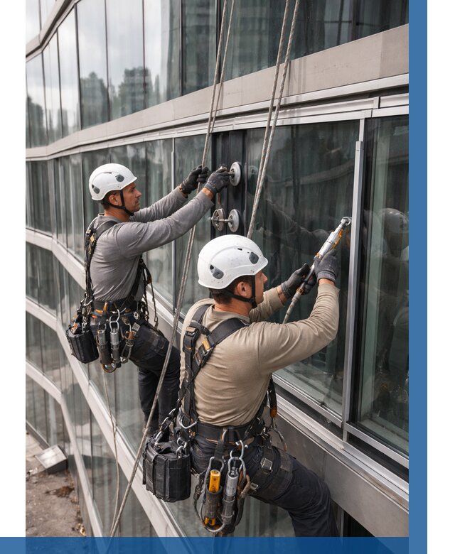 Радиусное остекление фасада в Кинешме от 12128 р. | ВЫСОТНИК-Кнш