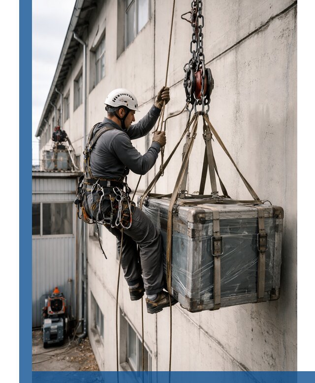 Подъем грузов на высоту в Кинешме для промышленных объектов