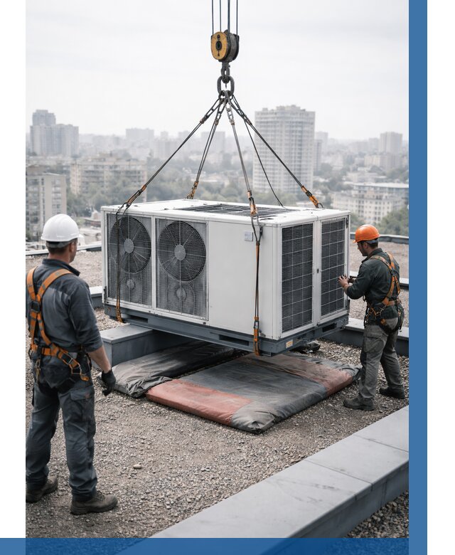 Подъем груза на крышу в Кинешме от 5054 р. | ВЫСОТНИК-Кнш заказать