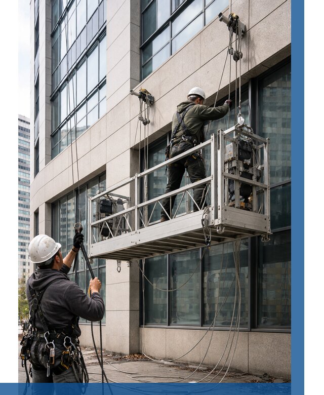 Монтаж и подъем фасадной люльки в Кинешме от 12128 р. | ВЫСОТНИК-Кнш