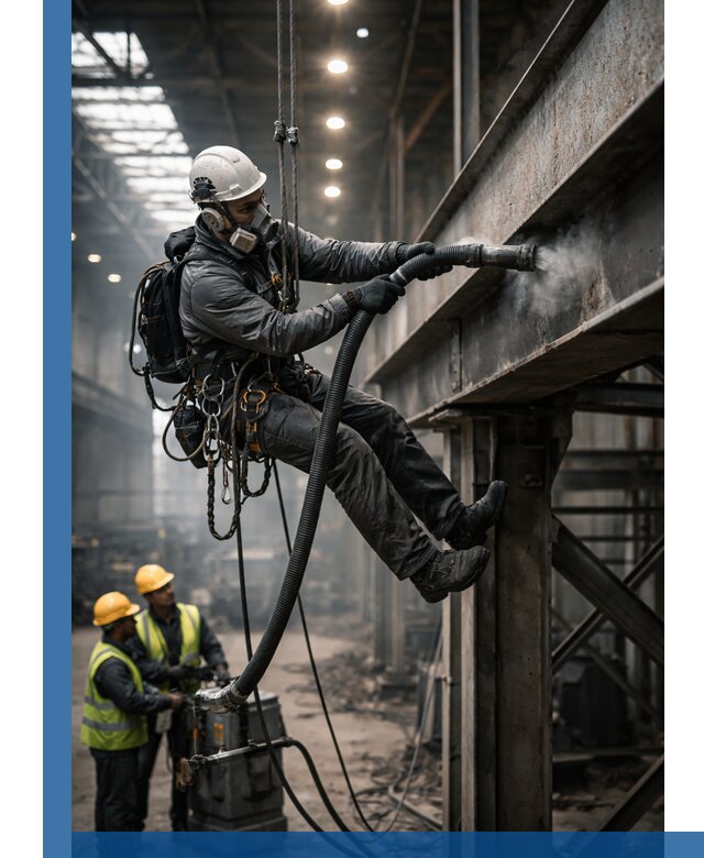 Обеспыливание конструкций в цехах промышленного производства в Кинешме