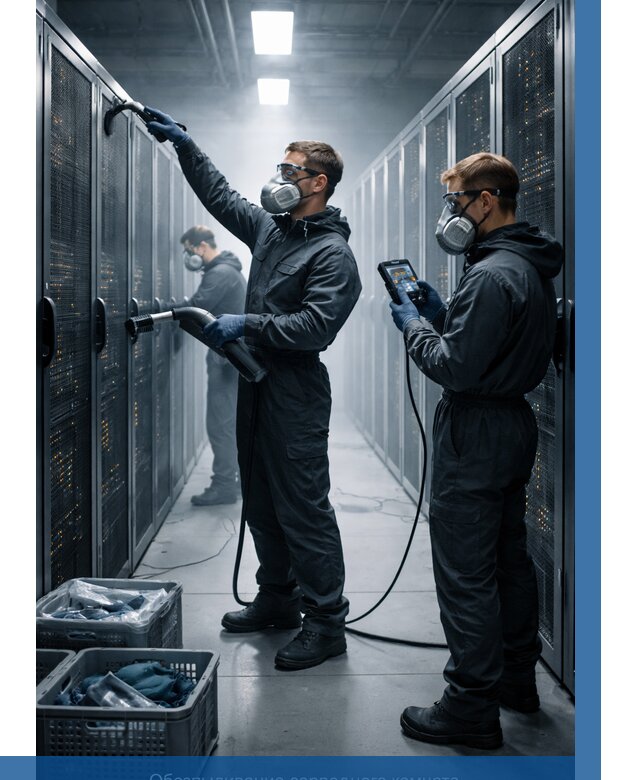 Обеспыливание серверной комнаты в Кинешме от 4548 р. | ВЫСОТНИК-Кнш