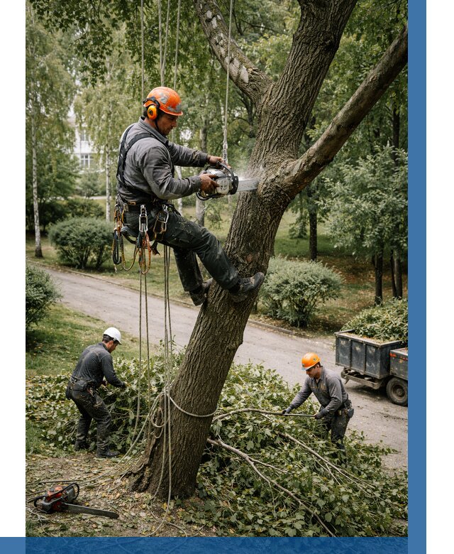 Кронирование деревьев в Кинешме от 6570 р. | ВЫСОТНИК-Кнш