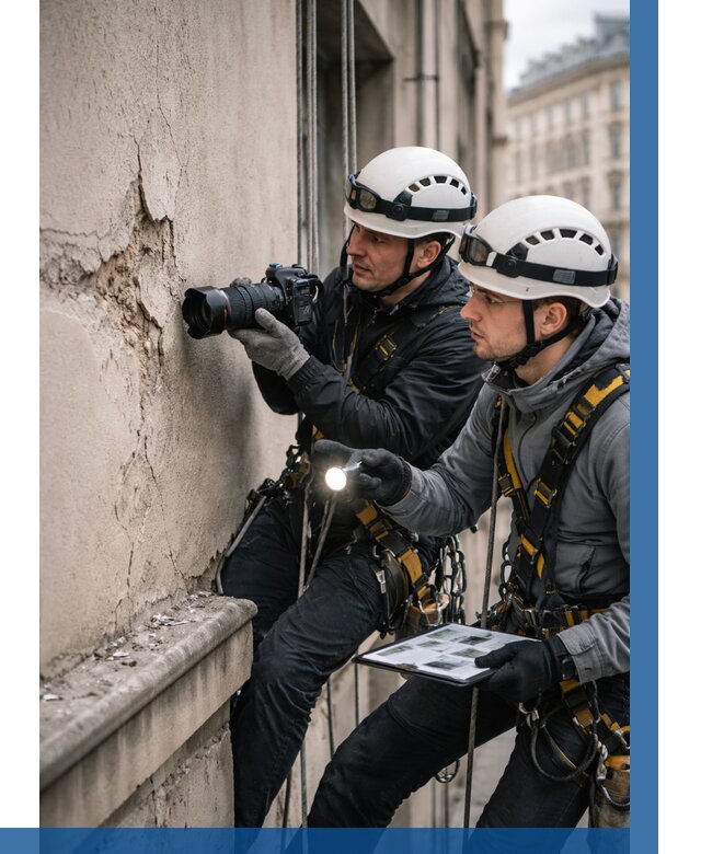 Фотофиксация дефектов фасада в Кинешме от 4548 р. | ВЫСОТНИК-Кнш