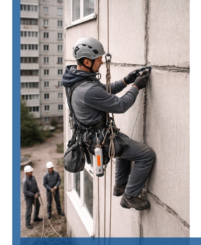 Обследование межпанельных швов и герметизация в Кинешме